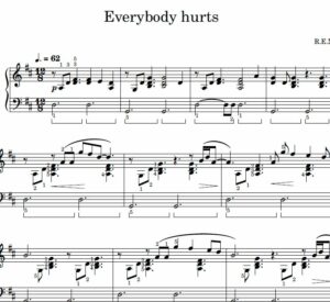 everybody hurts piano