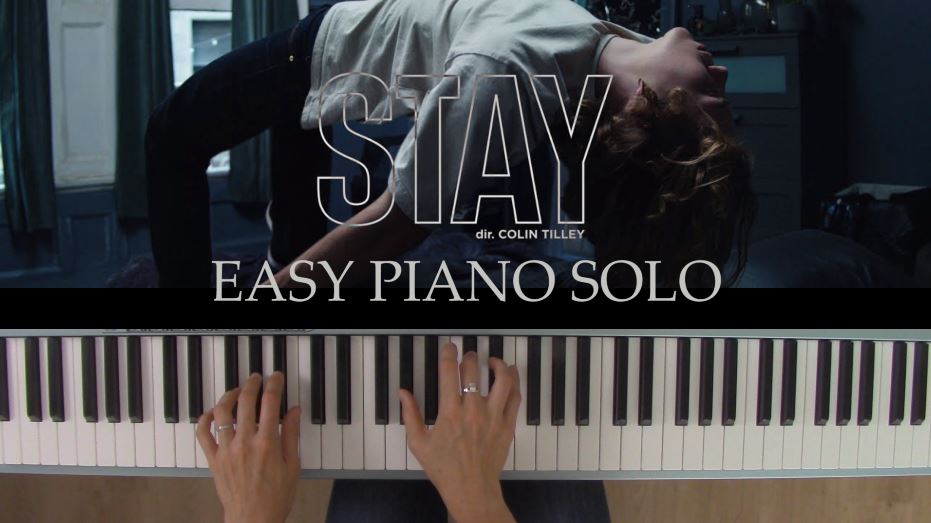 « Stay », The Kid Laroi ft. Justin Bieber (piano solo facile)